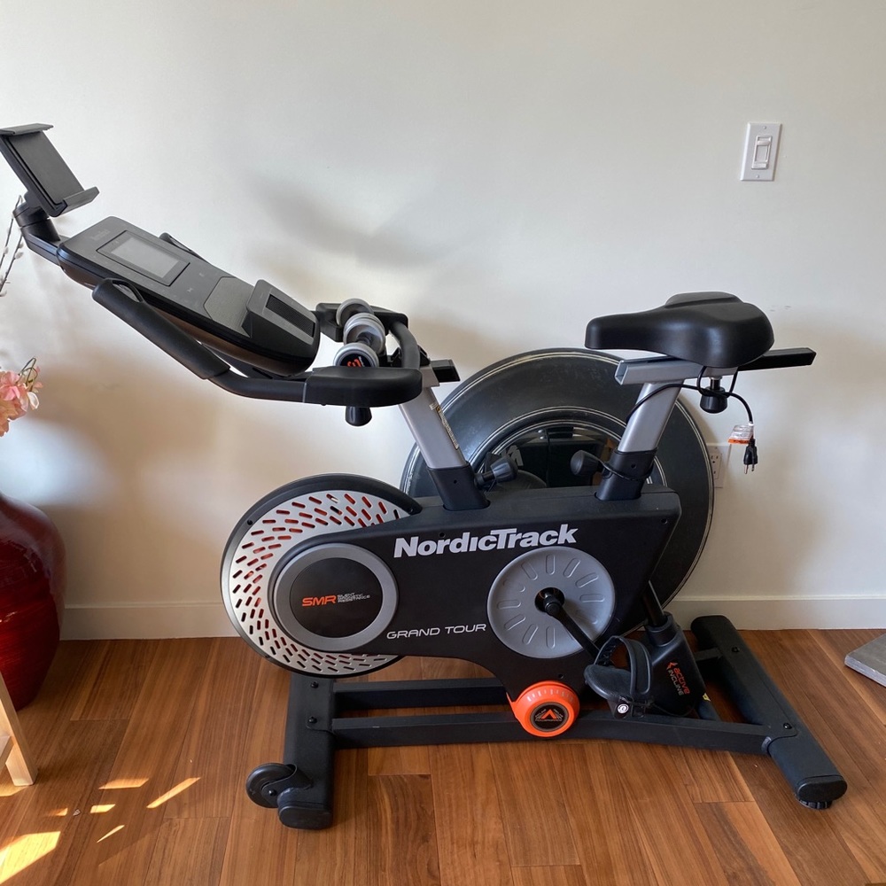 NordicTrack bike with weights
